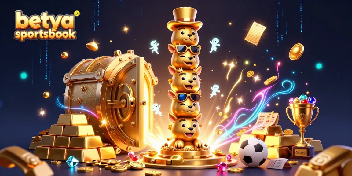 Betya sportsbook showcases a vibrant and dynamic sports betting scene with energetic casino elements.