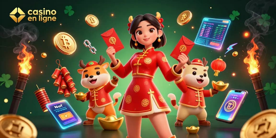 Vivez des jeux palpitants au casino en ligne avec des personnages vibrants et des éléments numériques riches.
