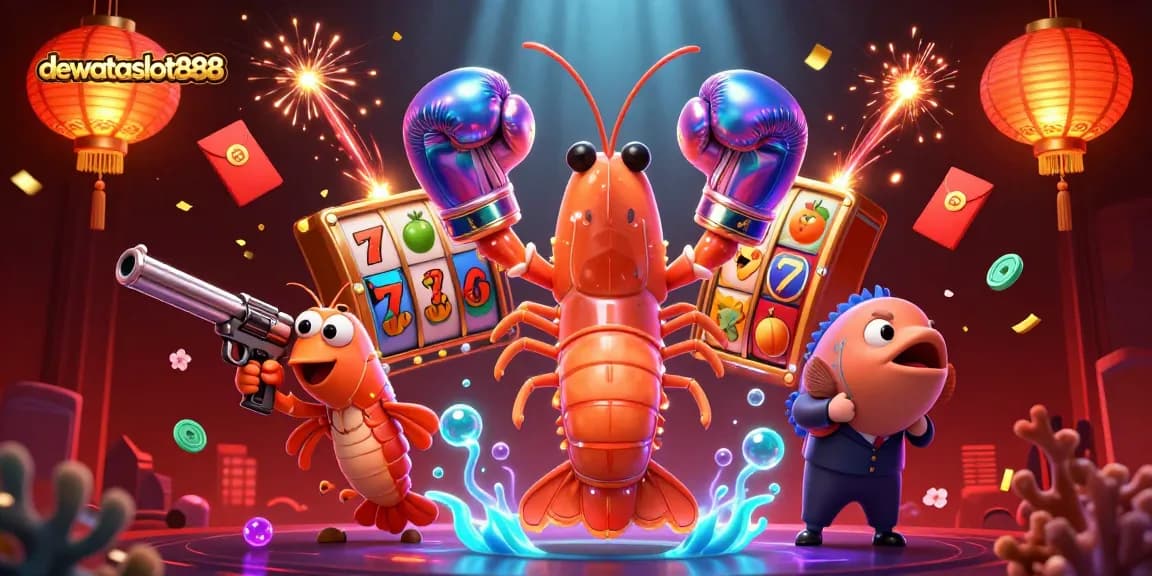 Jelajahi keseruan di dewataslot888 dengan ilustrasi 3D lengkap bersama karakter laut.