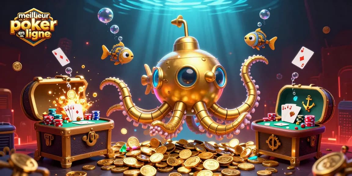 Jouer au poker en ligne sur le meilleur site de poker en ligne avec une ambiance immersive et dynamique.