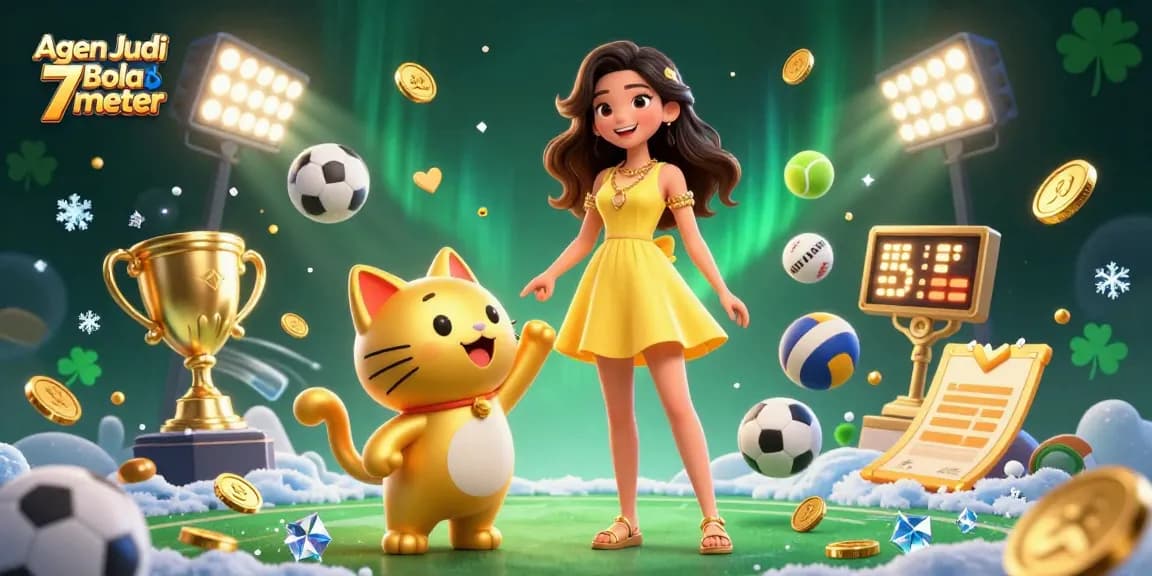 Engage in thrilling action with Agen Judi Bola 7meter as bettors strategize with sports elements and excitement.