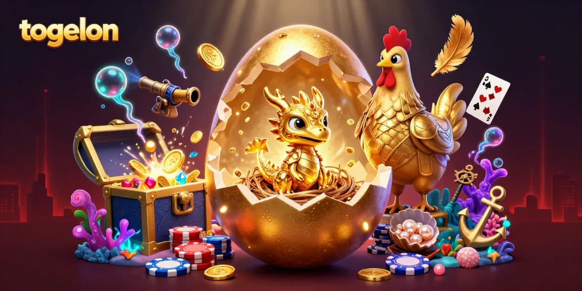 Engage with the spectacular togelon experience featuring a golden dragon amidst poker chips.