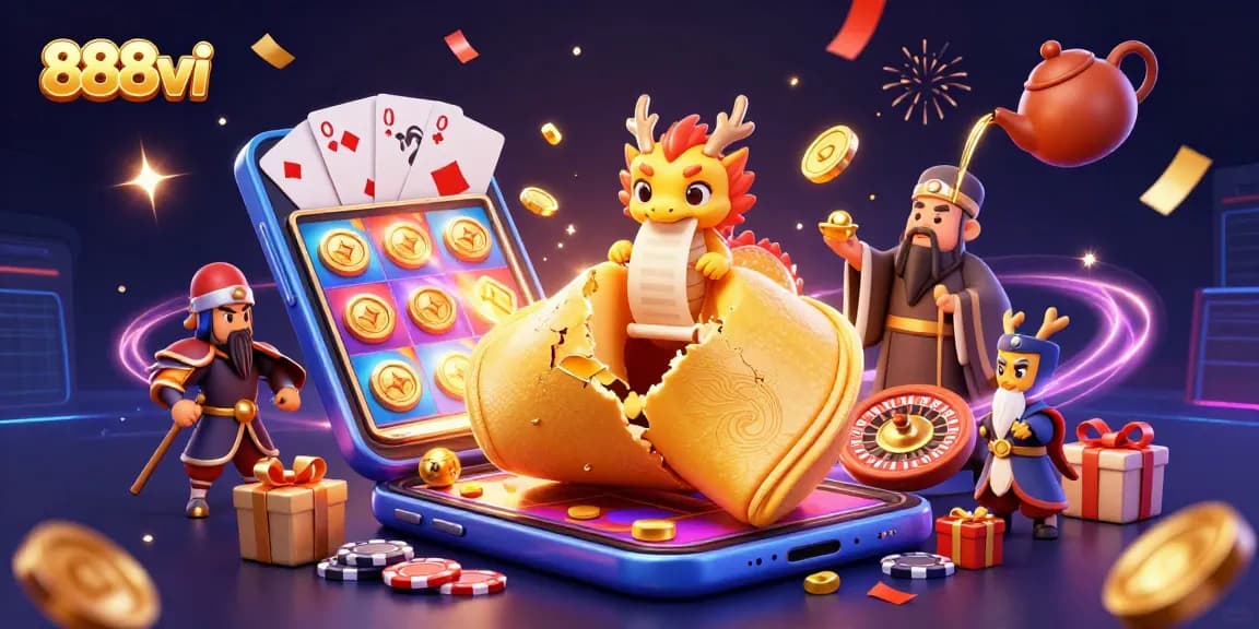 Engaging 888vi illustration showcasing a vibrant casino experience filled with action and winning chances.