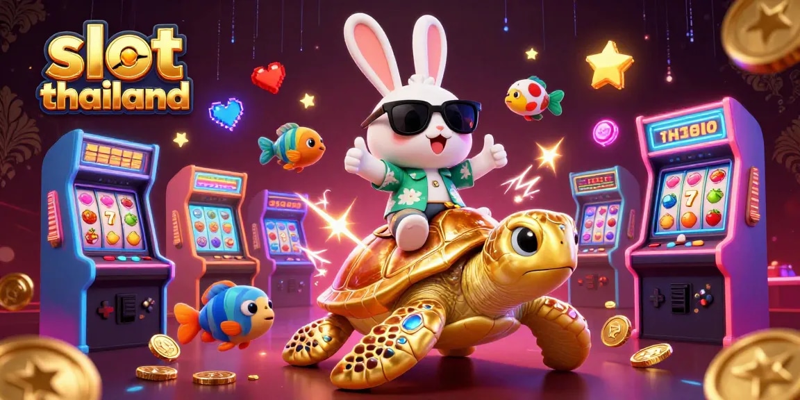 Spin the slot thailand reels for thrilling wins in a vibrant casino with tropical elements.