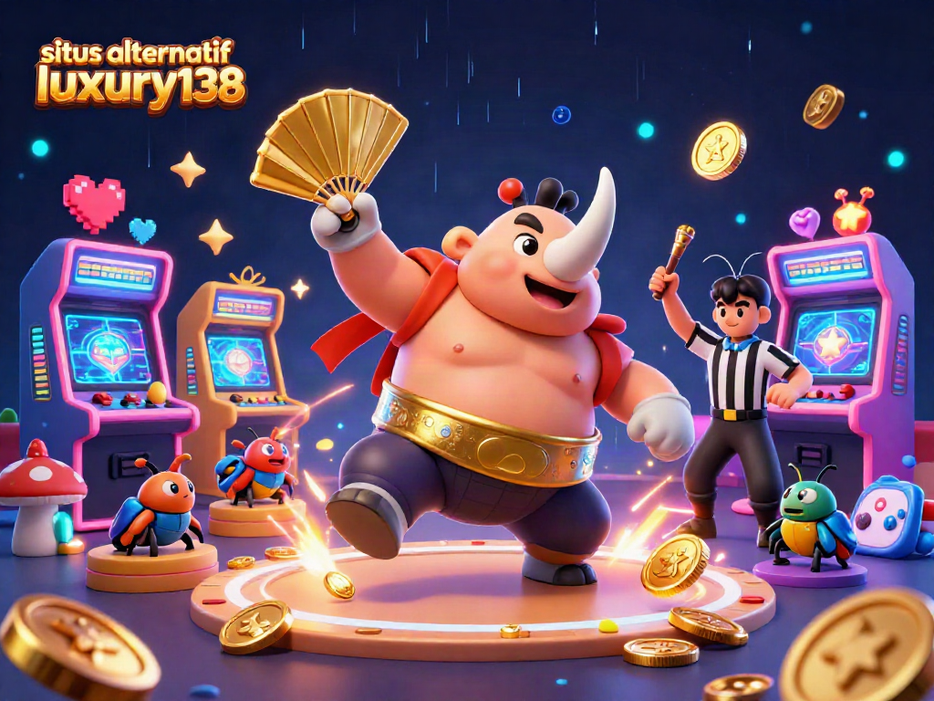 Menghadirkan situs alternatif luxury138, juara cacing badak Sumo mengamuk, koin emas bertebaran.