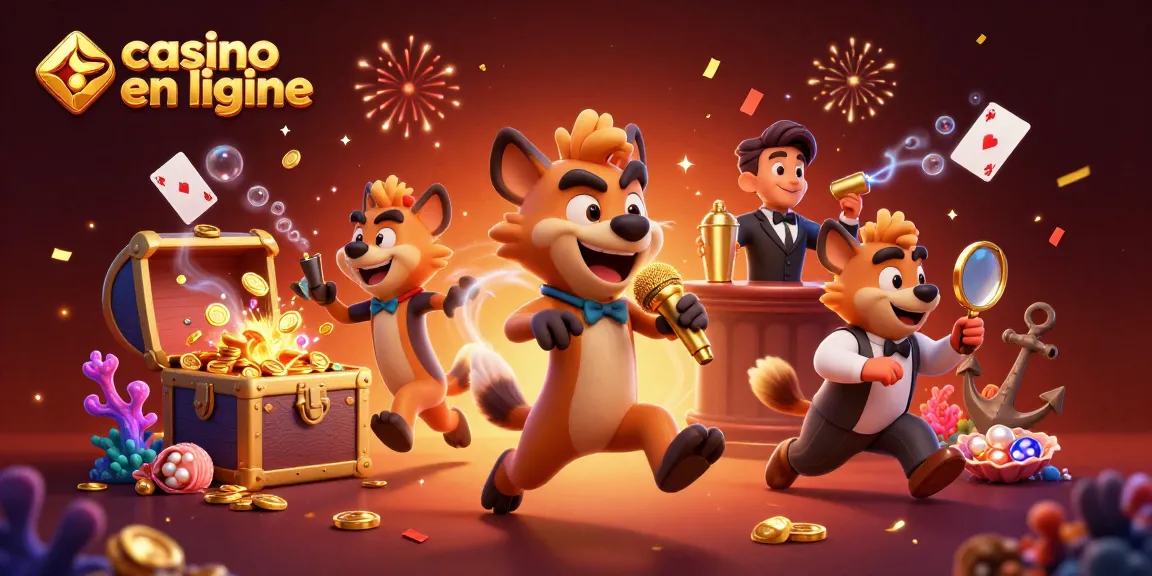 Jouez au casino en ligne dans un monde vibrant rempli de trésors et de personnages animés.