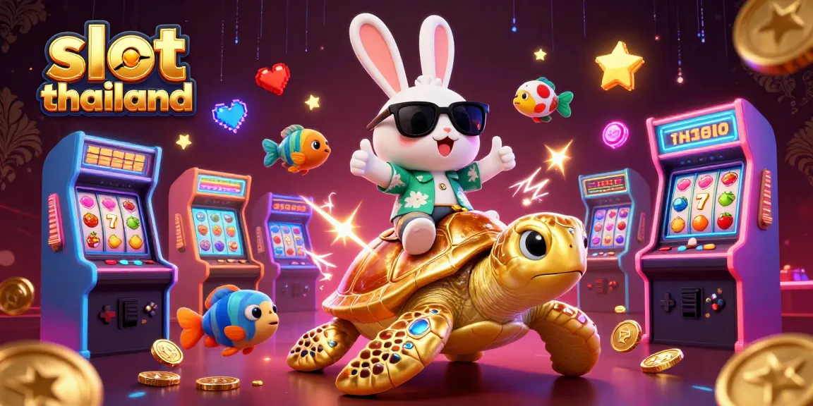 Spin the slot thailand reels for thrilling wins in a vibrant casino with tropical elements.
