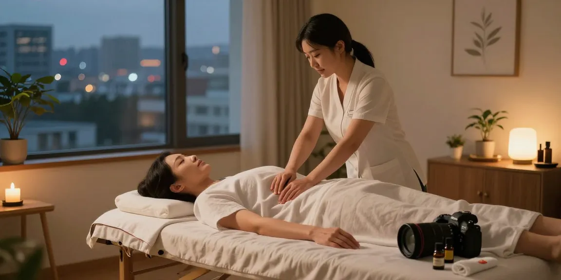 서울출장안마 premium massage service in a cozy home setting.