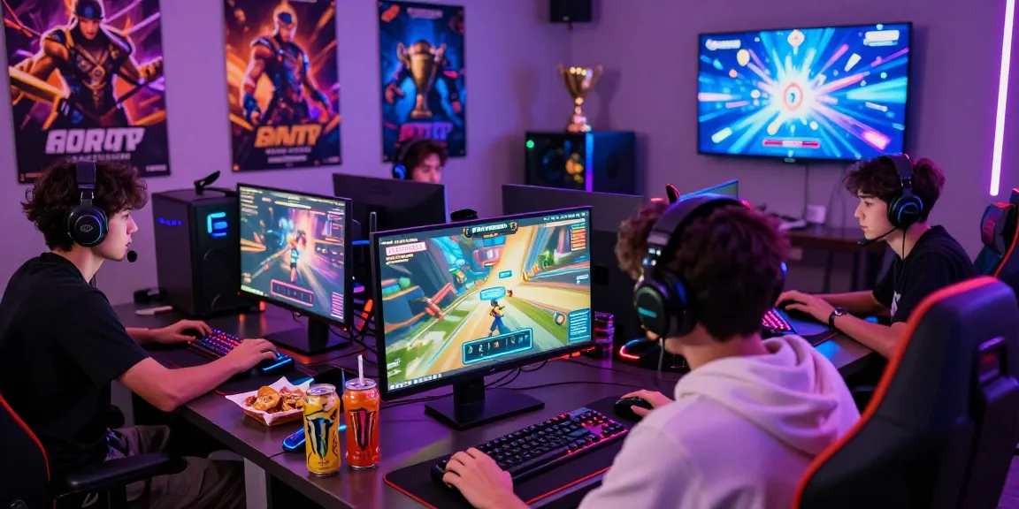 Playbook88 gaming session with players immersed in high RTP games and vibrant atmosphere.