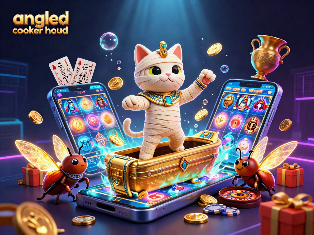 Win big with angled cooker hood features in this vibrant casino-themed art.
