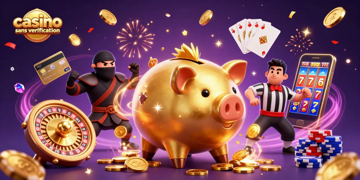 Jouer dans un casino sans vérification, riche en pièces d’or et en jeux captivants.