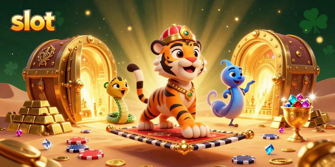 Permainan slot dengan sultan macan, lampu jinn, dan pesta emas yang mengagumkan.