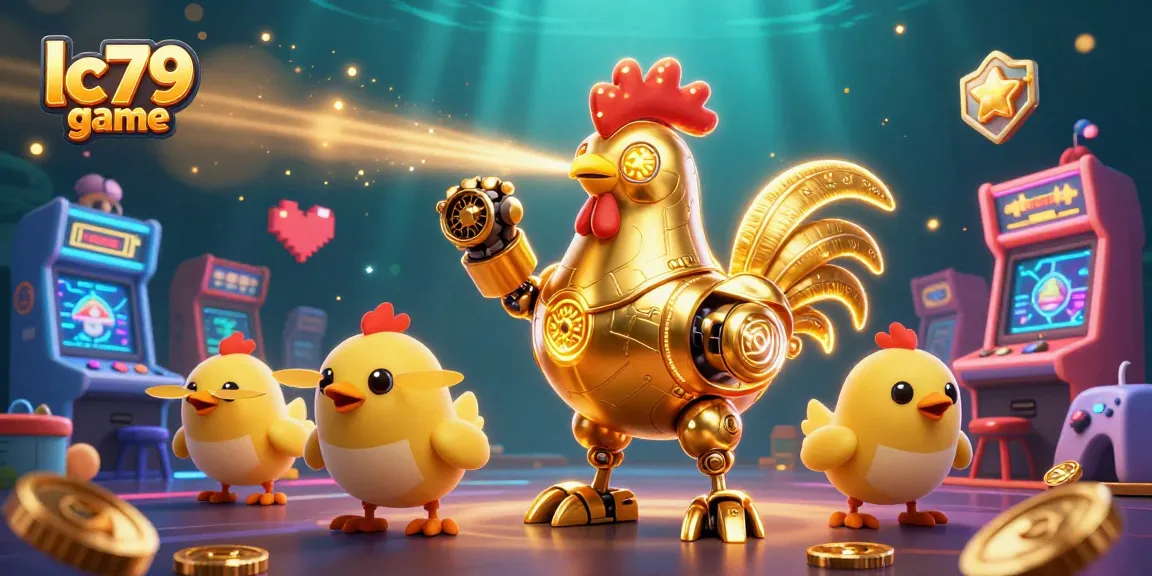 Bắn cá tại lc79 game, trải nghiệm hành động phong phú với robot và chim con trong môi trường hấp dẫn.