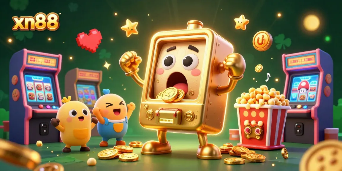 Experience xn88's thrilling jackpot moments with vibrant slot machines and golden coin excitement.
