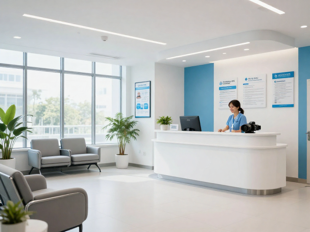 SLOT7000: Comprehensive patient care in a modern health clinic environment.