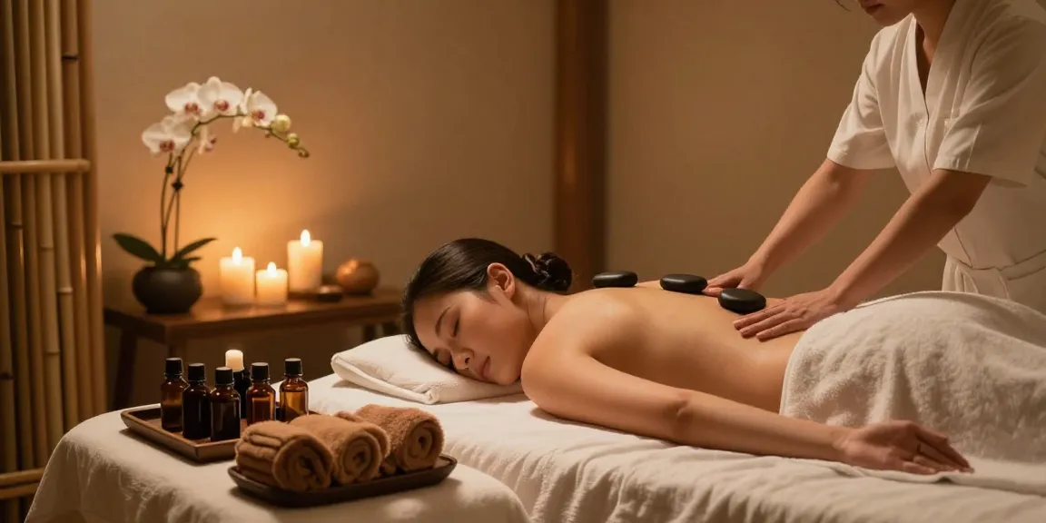LUCK8 Spa treatment for relaxation and rejuvenation with massage therapy, premium services, and luxurious atmosphere.