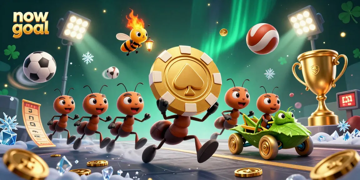 Watch the now goal team of ants carry a giant poker chip in this vibrant gambling heist illustration.