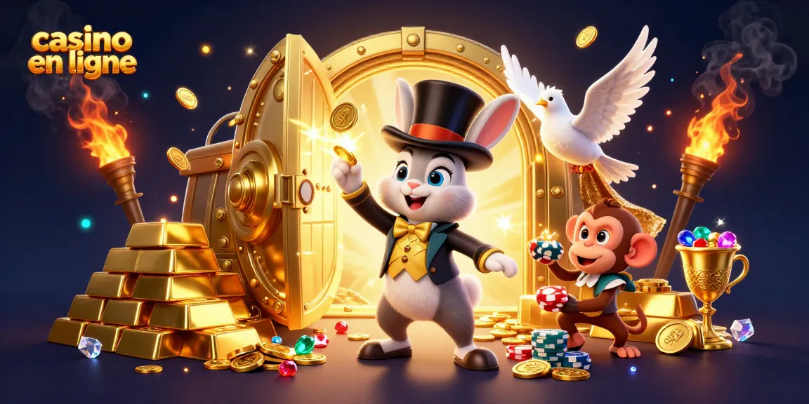 Jouez à des jeux de casino en ligne avec casino en ligne, découvrez des magiciens, des pièces d'or et des jackpots