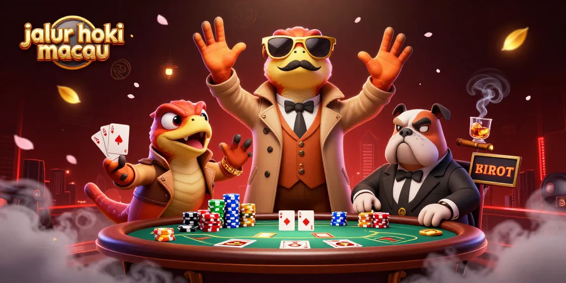 Experience the thrill of jalur hoki macau with vibrant casino elements in an engaging scene.