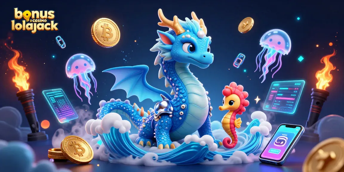 Experience the exciting bonus de casino lolajack with vibrant gaming elements and characters in a thrilling 3D scene.