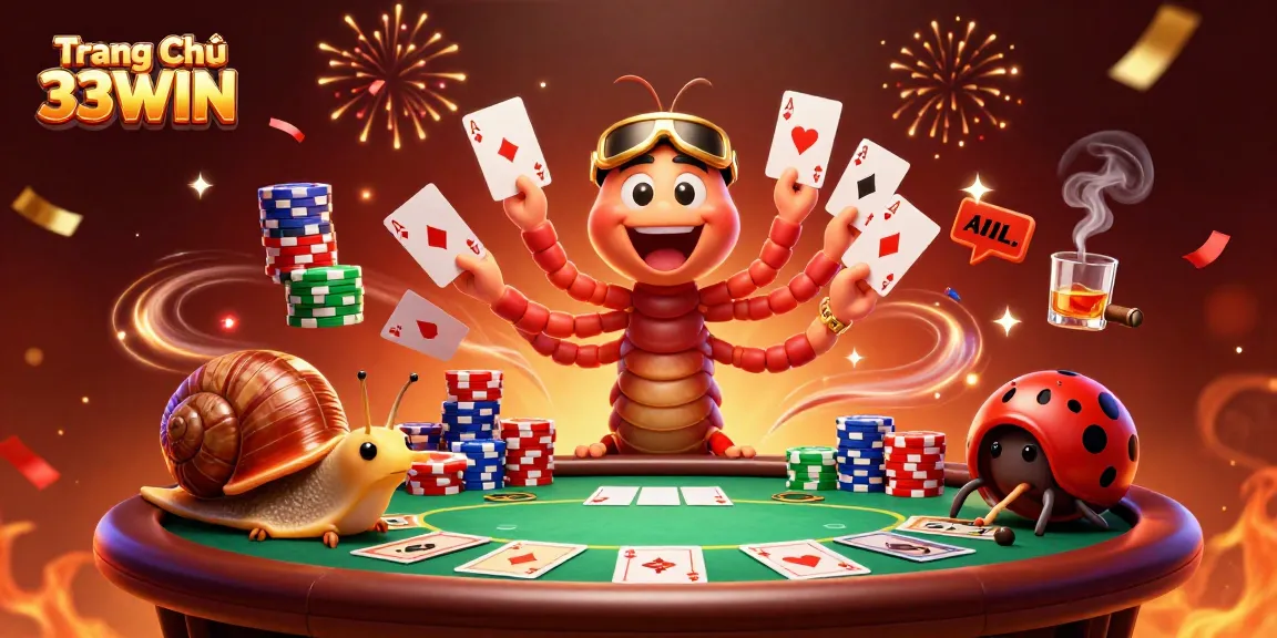 Experience the excitement of Trang Chủ 33WIN with vibrant characters and rich casino elements.