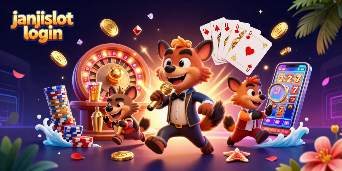 Experience laughter and excitement with janjislot login at this vibrant casino scene!