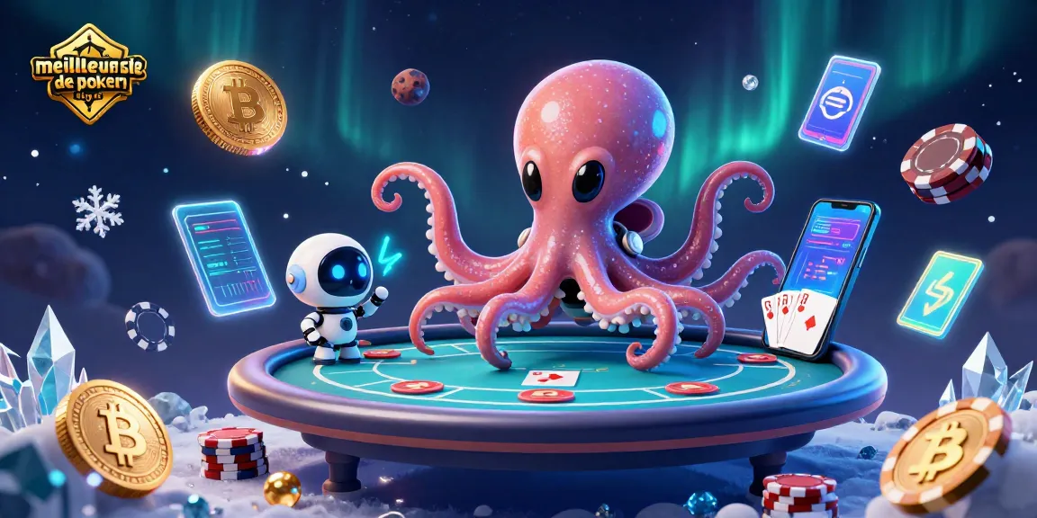 Jouez au meilleur site de poker en ligne avec un octopus alien à une table holographique