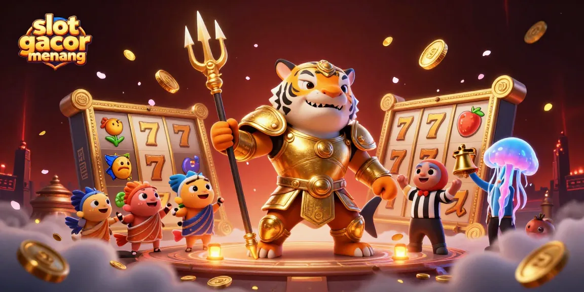 Experience the thrill of slot gacor gampang menang with a vibrant 3D tiger shark in action
