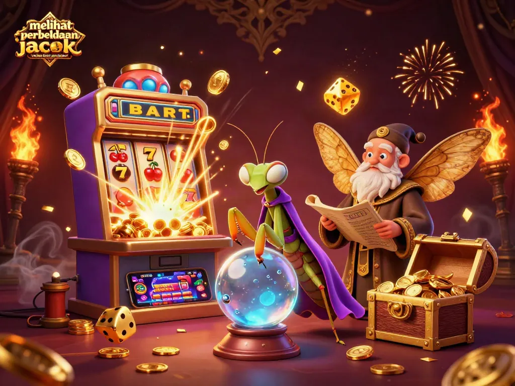 Menangkan permainan sambil melihat perbedaan jackpot tetap dan progresif pada mesin slot modern yang menggiurkan.