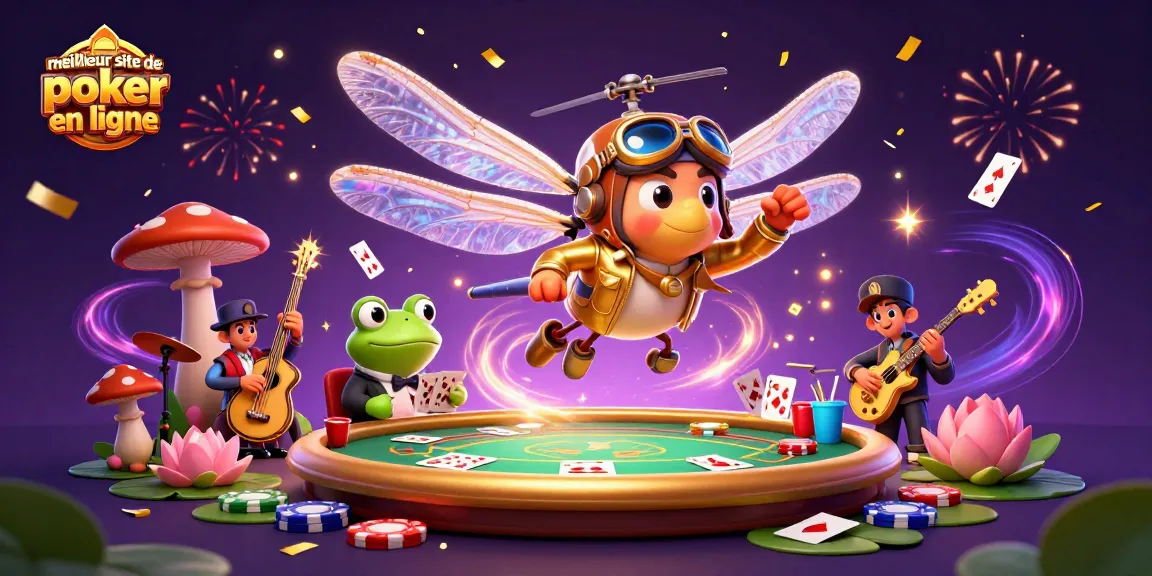 Meilleur site de poker en ligne : Jouez avec stratégie à des tables de poker animées par une ambiance festive.