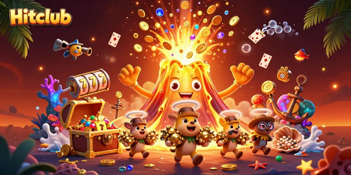 Engage with exciting gameplay at Hitclub while exploring vibrant slot reel treasures and adventurous characters.