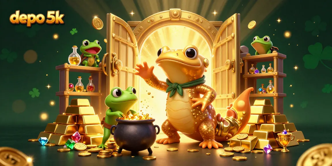 Engage in thrilling gaming experiences with depo 5k featuring vibrant 3D alchemists and treasures.
