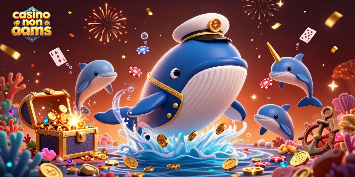 Scopri vittorie entusiasmanti nei casinò non AAMS con delfini vibranti e un capitano balena in azione.