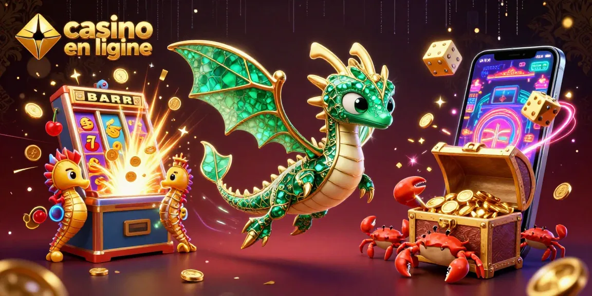 Gagnez facilement sur le casino en ligne avec cette illustration dynamique et colorée.