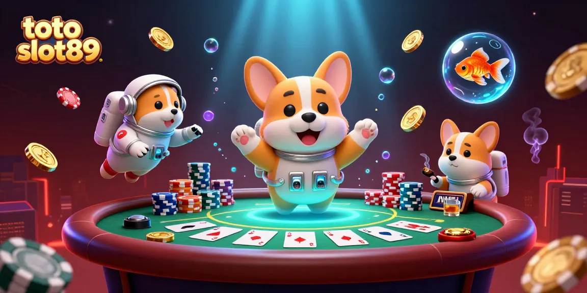 Engage with the thrilling gameplay of toto slot89 featuring a floating casino scene.