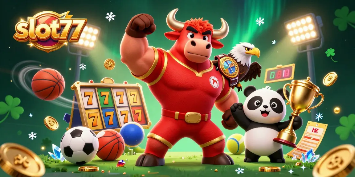 Engage with slot77 casino games featuring colorful characters, dynamic elements, and rich visuals.