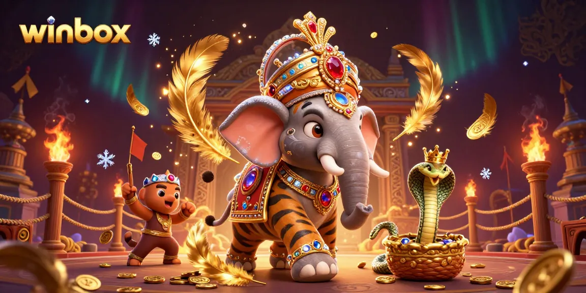 Winbox offers an exciting casino adventure with vibrant characters and dynamic gaming elements.