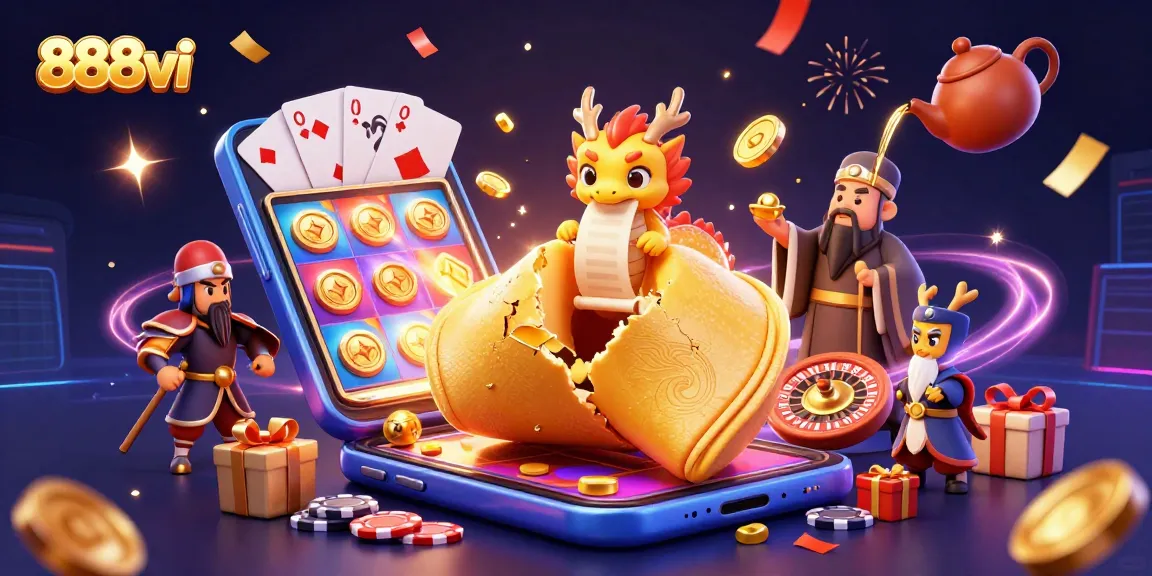 Engaging 888vi illustration showcasing a vibrant casino experience filled with action and winning chances.