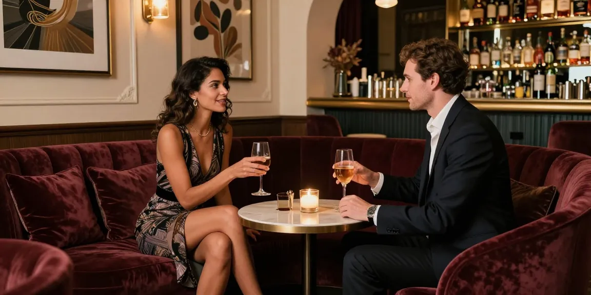 Gurgoan escorts creating an inviting and elegant atmosphere in a luxurious lounge setting.