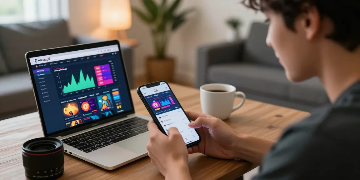 Pengguna ratutogel menikmati pengalaman taruhan online dengan perangkat mobile di lingkungan rumah yang nyaman.
