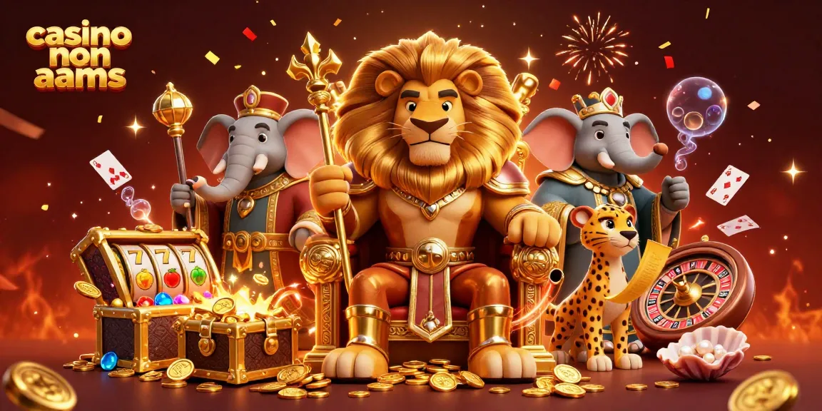 Partecipa a un emozionante gameplay nei casinò non AAMS con il re della giungla, l'elefante consigliere e il ghepardo messaggero.