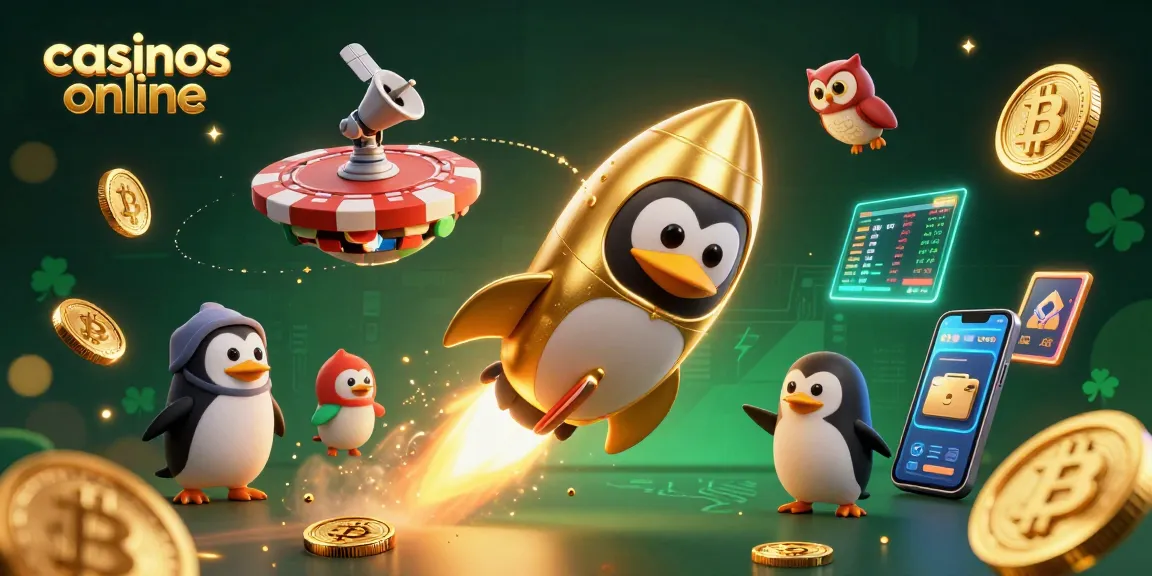 Juega en casinos online y gana con el pingüino dorado, ¡una experiencia de casino única!