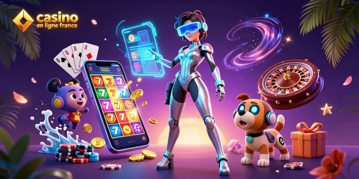 Engagez-vous avec des jeux exaltants au casino en ligne France présentant des machines à sous vibrantes et des éléments interactifs.