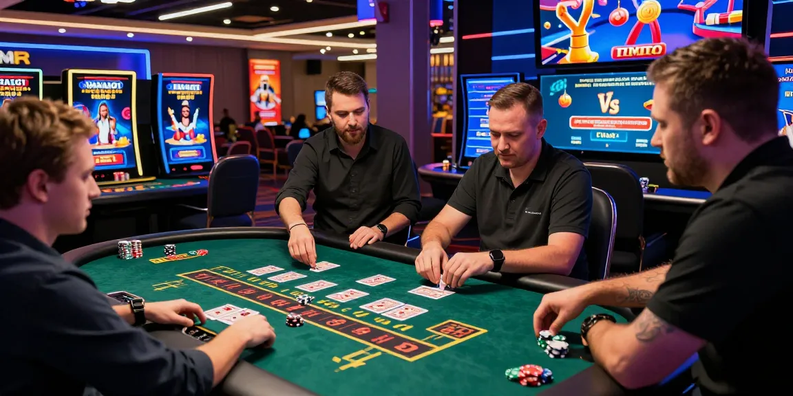 Mildcasino Live Taruhan Online: Players engaging in thrilling live casino games with professional dealers and progressive jackpots.