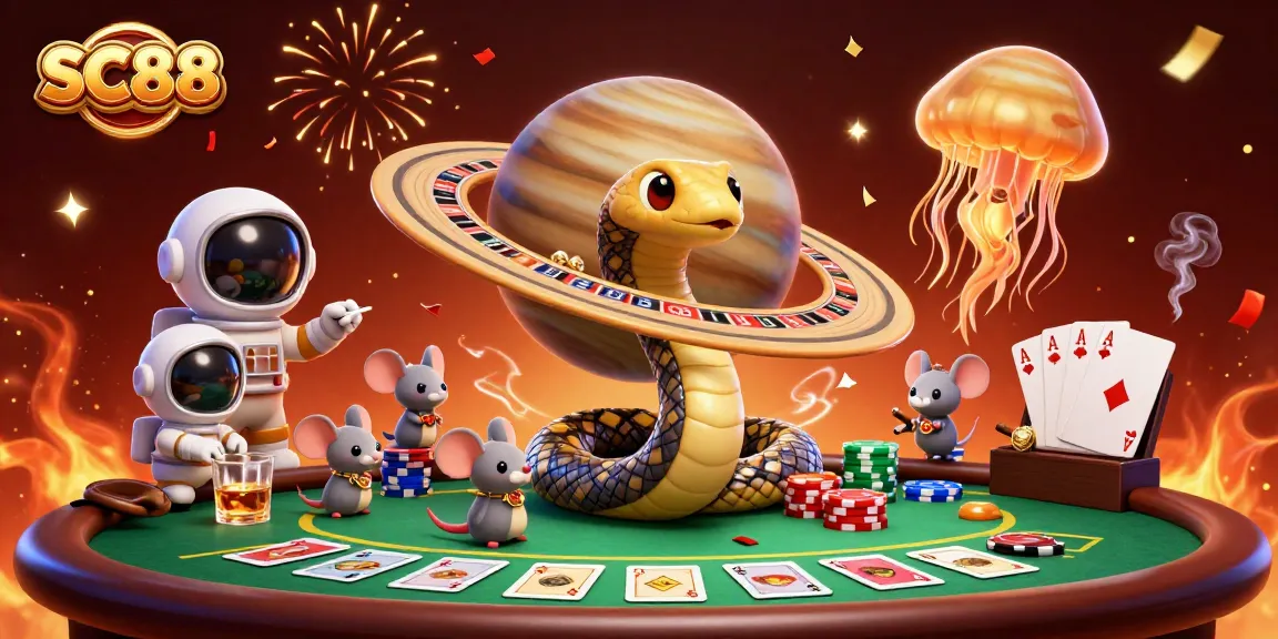 Engage in SC88 casino experiences with vibrant, dynamic gaming elements showcasing lively bets and celebratory visuals.