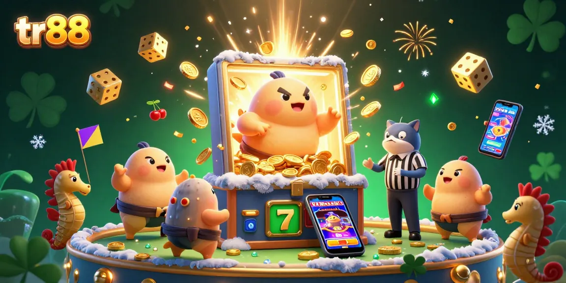 Experience thrilling wins at tr88 with vibrant slot machines and lively underwater scenes.