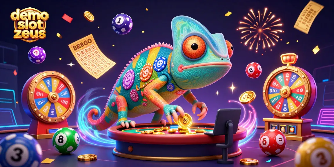 Experience the thrill of demo slot zeus with vibrant chameleon owner and dynamic casino elements.